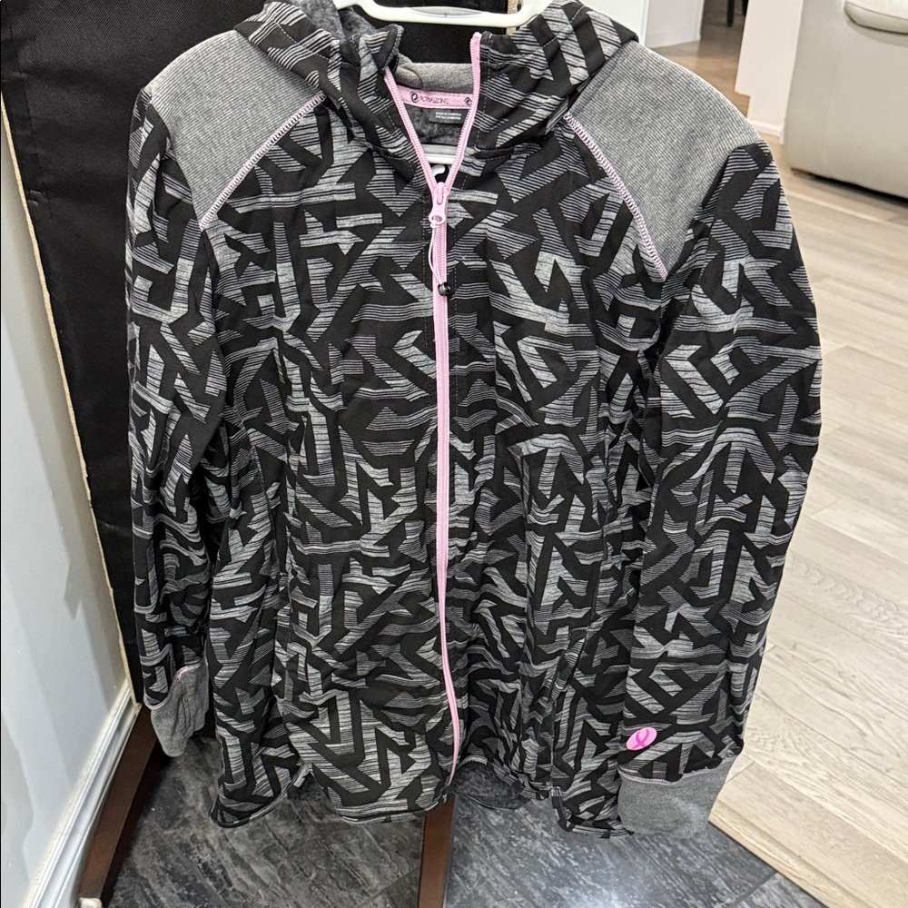 Stylish Women's Utility Jacket in Black, Gray, and Pink
